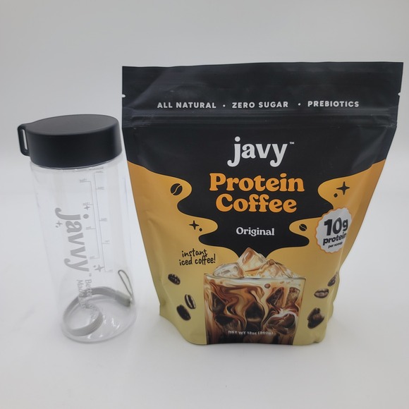 Javy Other - Javy Protein Coffee Original 12oz Bag and Shaker Bottle Set Zero Sugar Keto